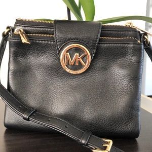 Authentic black Michael Kors crossbody